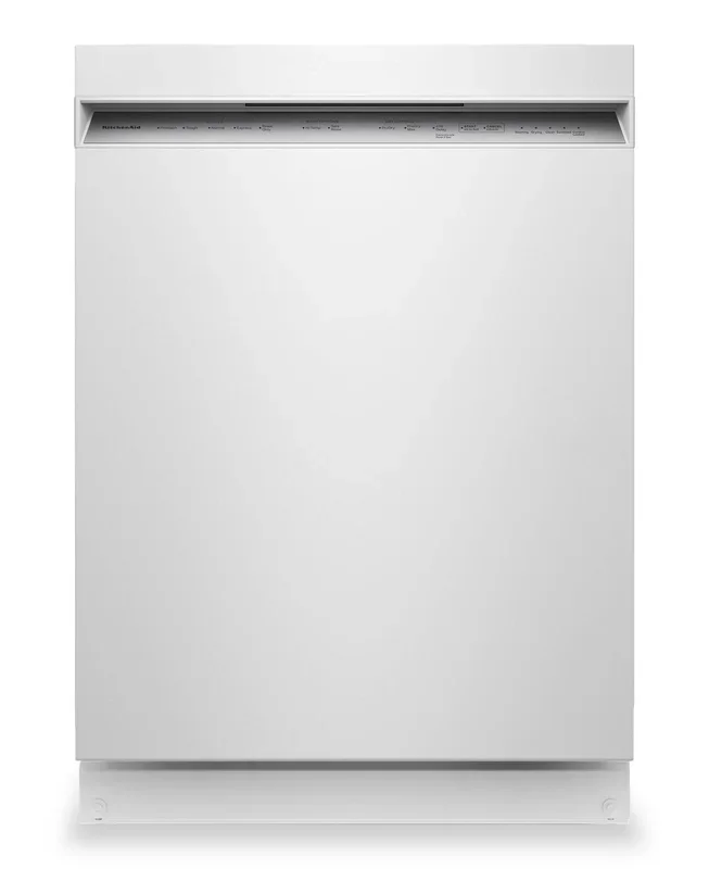 KitchenAid 24″ 47 dBA Dishwasher with Third Level Utensil Rack – White – KDFS224SWH | Lave-vaisselle KitchenAid de 24 po et de 47 dBA avec panier à ustensiles sur le troisième niveau – blanc – KDFS224SWH