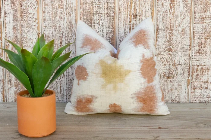 Kito Organic Silk Ikat Pillow