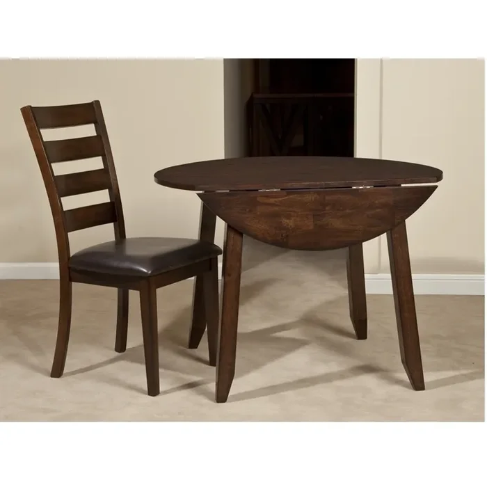Kona Drop Leaf Dining Table – Raisin KA-TA-4242D-RAI-C