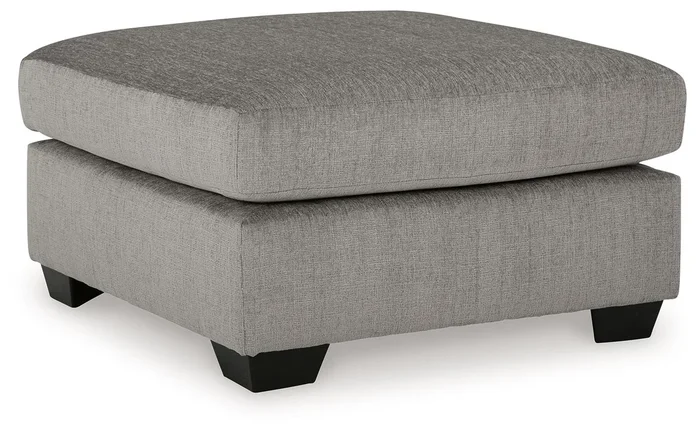 Lanelly – Oversized Accent Ottoman – Alloy