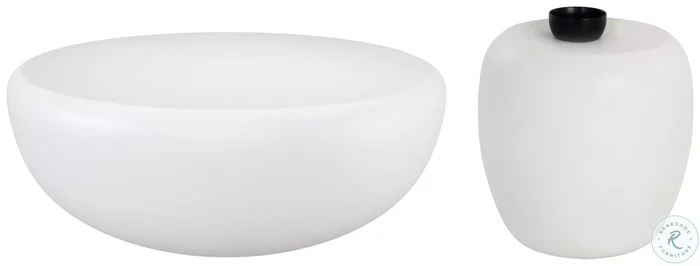 Lapis White Occasional Table Set
