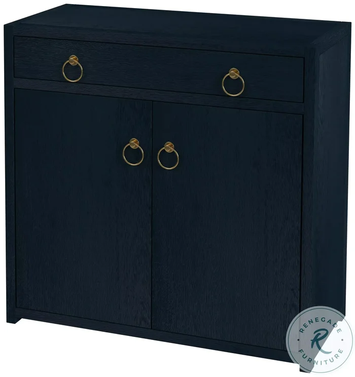 Lark Navy Blue Accent Cabinet