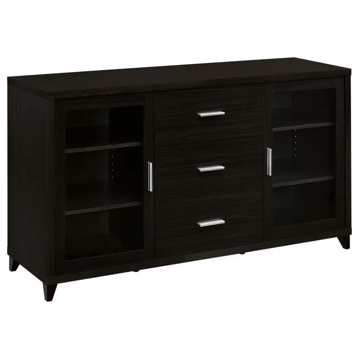 Lewes – 2 Door Engineered Wood TV Stand – Cappuccino