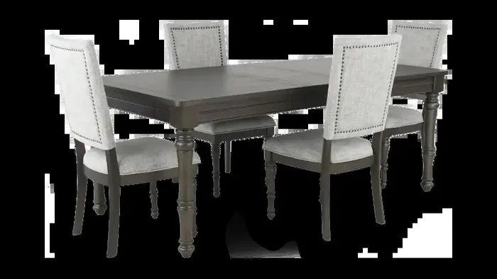 Linnett Gray 5 Piece Dining Set