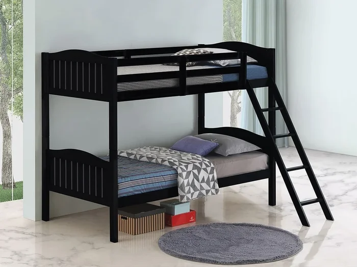 Littleton Twin over Twin Bunk Bed (Black)