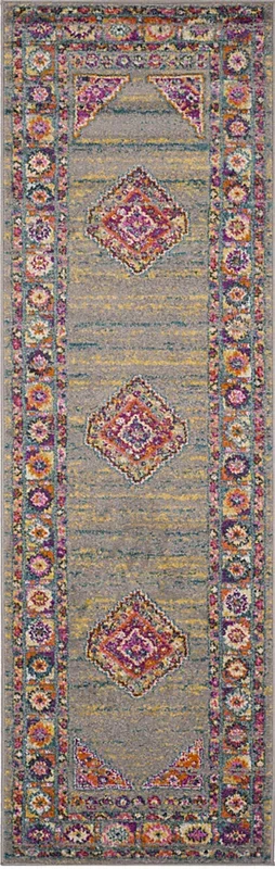 Lowell Point Gray 2’3 x 6′ Rug