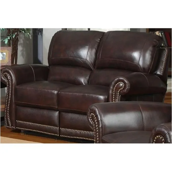 M9922-022952c Leather Italia Presidential James Reclining Loveseat
