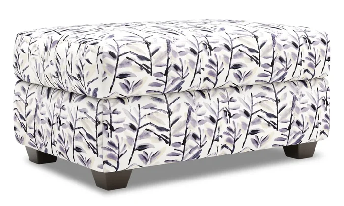 Made in Canada Customizable Sofa Lab The Trunk 39″ Fabric Storage Ottoman – Pebble Multicolour | Pouf de rangement The Trunk de Sofa Lab de 39 po fabriqué au Canada en tissu – Pebble multicolore | TRUN1151