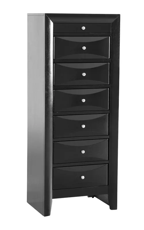 Marilla Black 7 Drawer Lingerie Chest