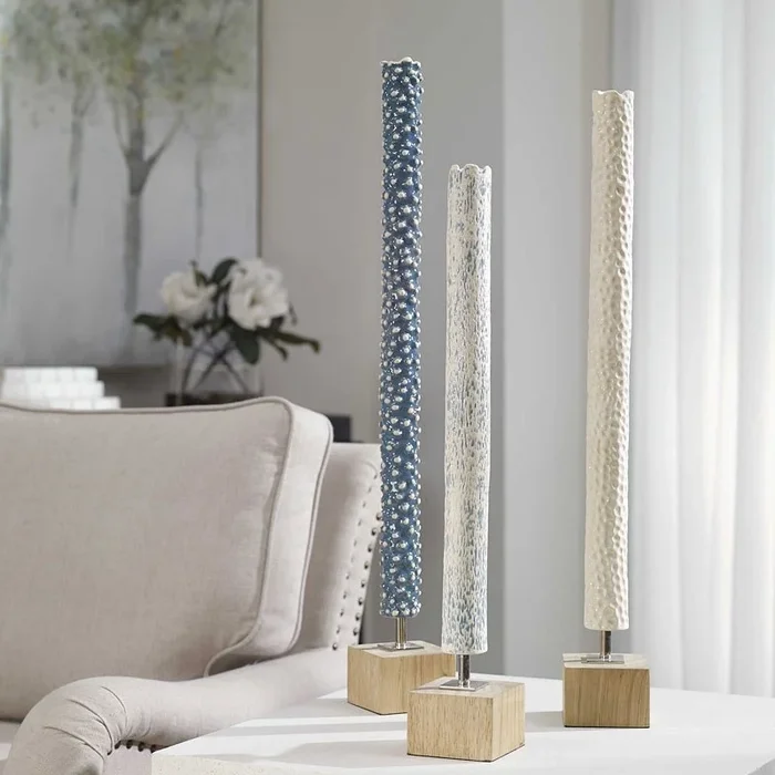 Markira Blue Sculptures (Set of 3)