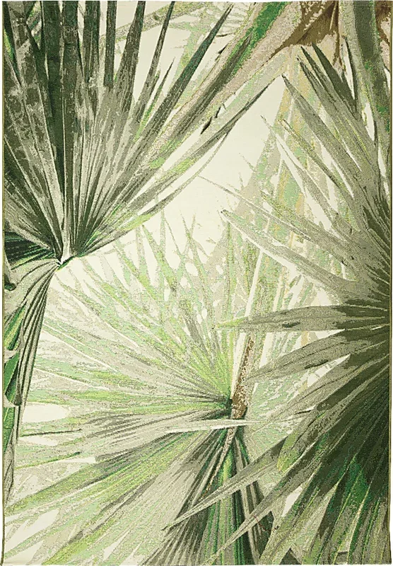 Marpond Green 7’10 x 9’10 Indoor/Outdoor Rug