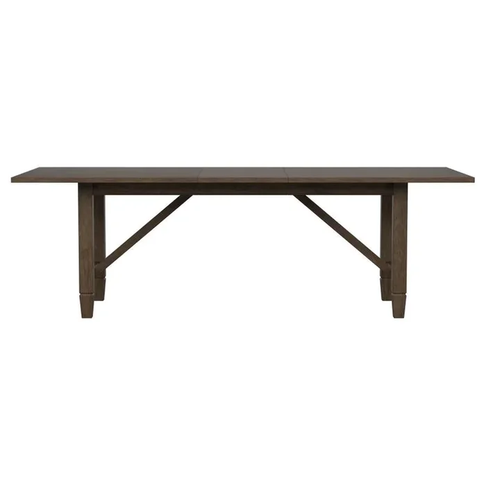 Matisse Rectangular 94″ Extension Dining Table – Light Brown