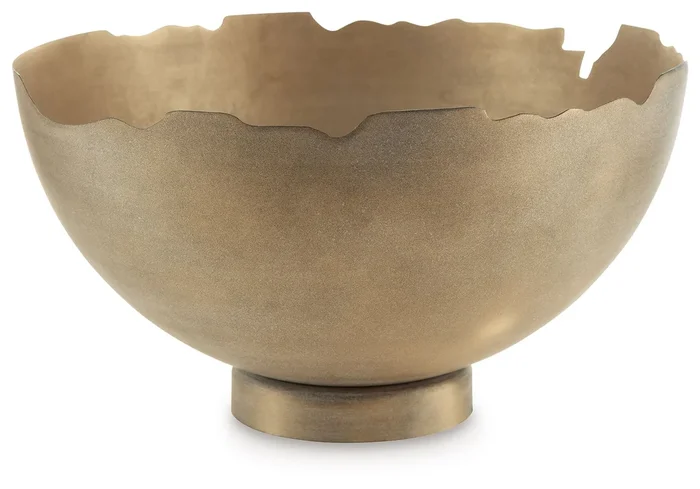 Maura – Bowl – Antique Gold Finish