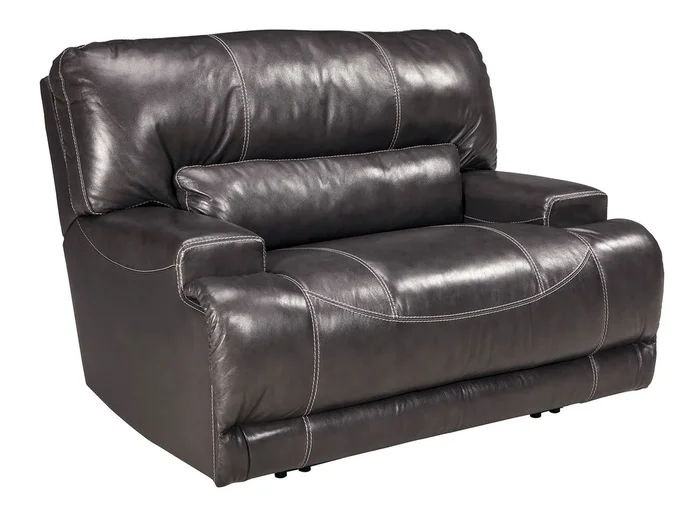McCaskill Gray Wide Seat Recliner
