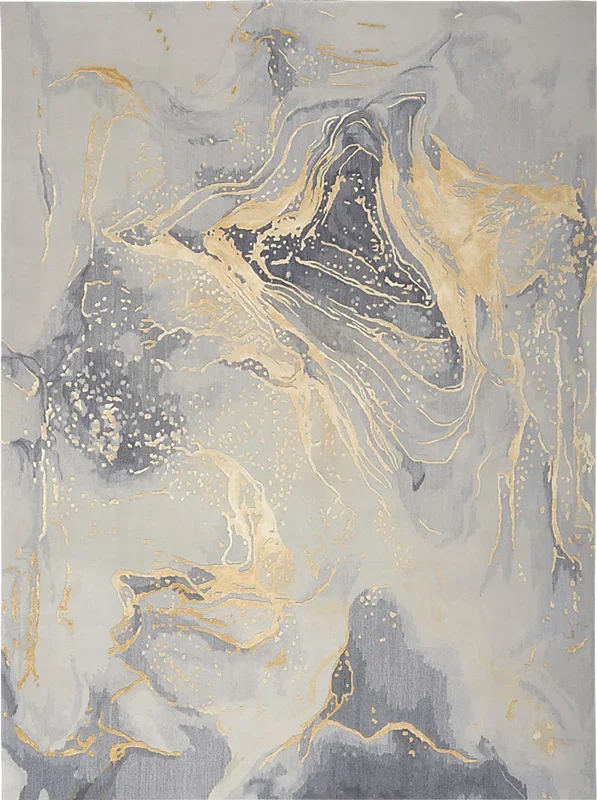 Meniog Gray/Gold 5’6 x 7’5 Rug