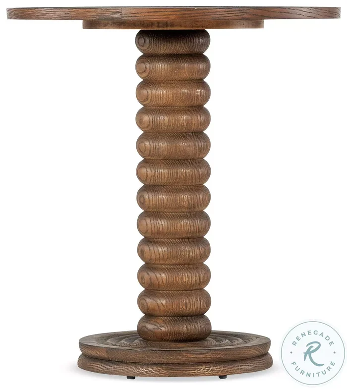 Mercantile Natural Spindle Accent Table