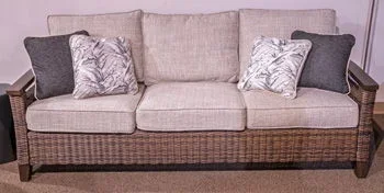 Monterey Point – Sofa With Cushion – Dark Brown
