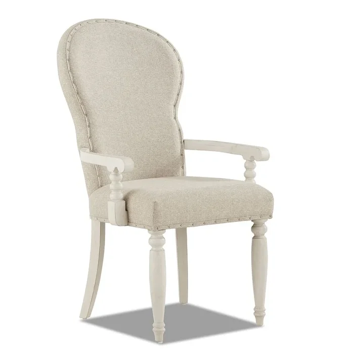 Nashville Church Street Upholstered Arm Chair (Cloud) (Set of 2)