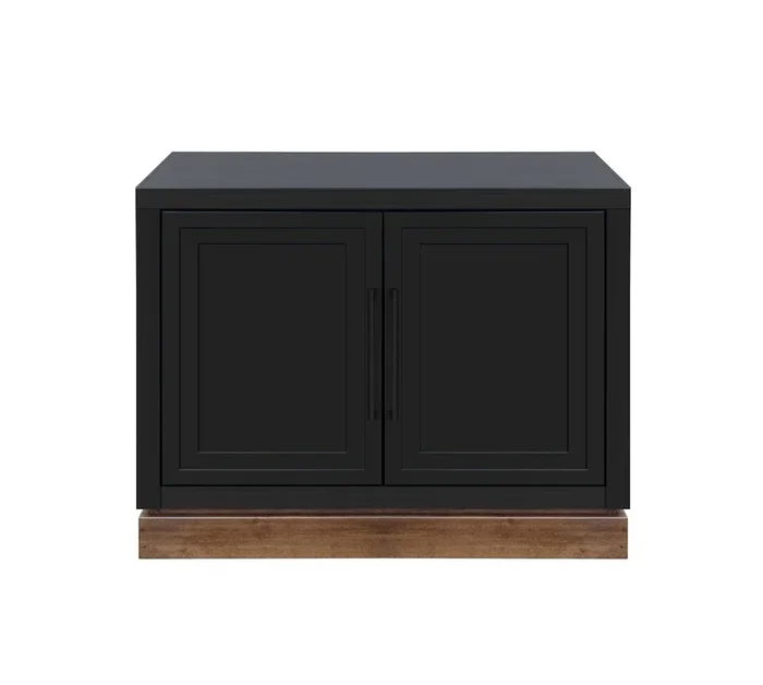 Nora Seal Skin with Whiskey 2-Door Cabinet