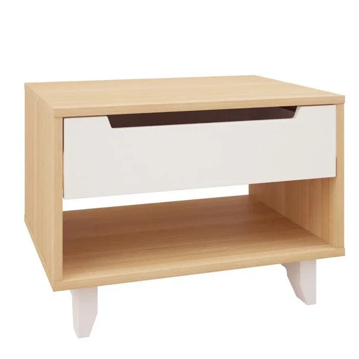 Nordika Nightstand – Natural Maple | Table de nuit Nordika – érable naturel | D08H07P9