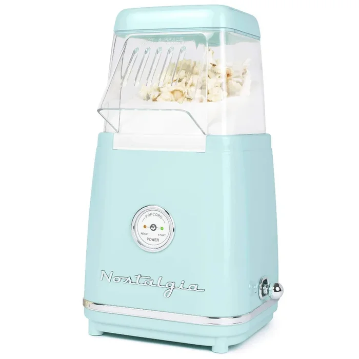 Nostalgia Classic Retro 12-Cup Hot Air Popcorn Maker – CLHAP12AQ|Machine à maïs soufflé à air chaud Classic Retro de 12 tasses de Nostalgia – CLHAP12AQ|D64HZBT9