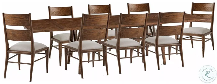 Nova Dusk 120″ Extendable Rectangular Dining Room Set