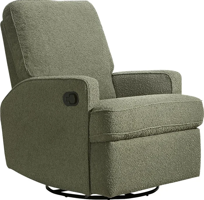 Nursery Esnyx Green Swivel Recliner