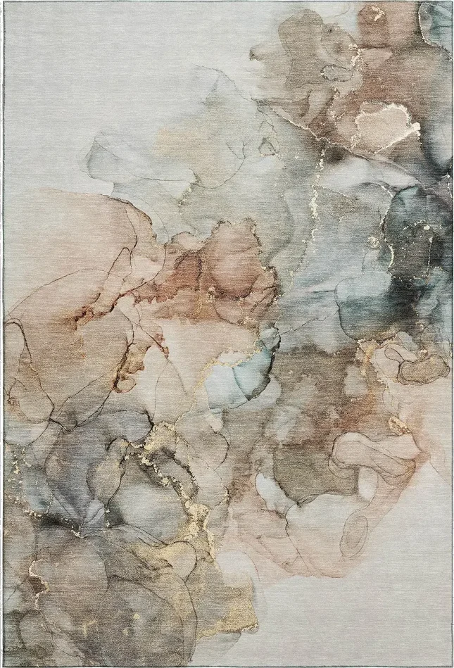 Odyssey 8 x 10 Tan Luxury Area Rug