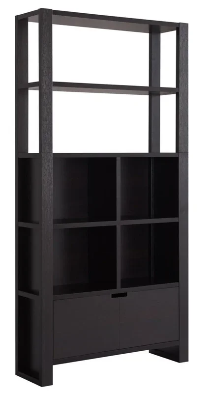 Oscar Owen 36″ Bookcase with Drawer & 6 Shelves – Espresso|Bibliothèque Oscar Owen de 36 po avec tiroir et 6 tablettes – espresso