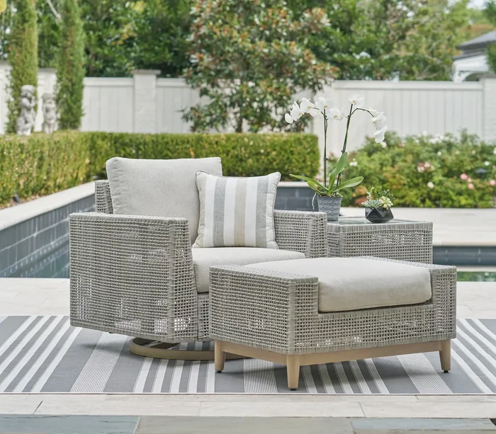 Outdoor Chair & Ottoman