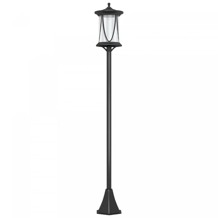 Outsunny 50″ Solar Post Light, Ip44 LED Outdoor Street Light, Cool White|Outsunny Lampadaire Solaire De 50 po, Lampadaire Exterieur A LED Ip44