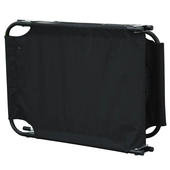 Outsunny Adjustable Garden Sun Lounger Black