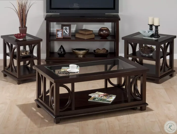 Panama Dark Brown Occasional Table Set