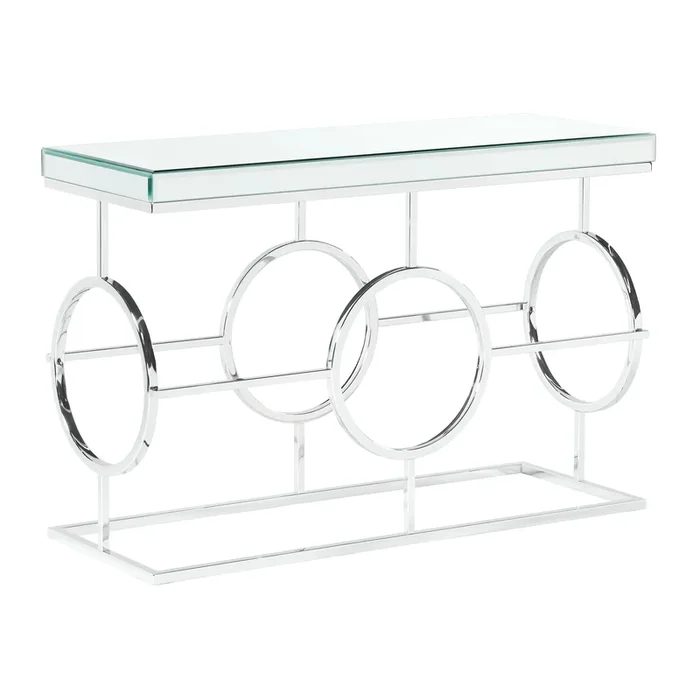 Pearl Rectangle Mirrored Sofa Table