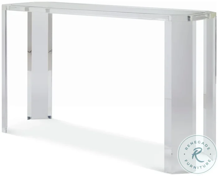 Phoenix Glass And Gray Console Table