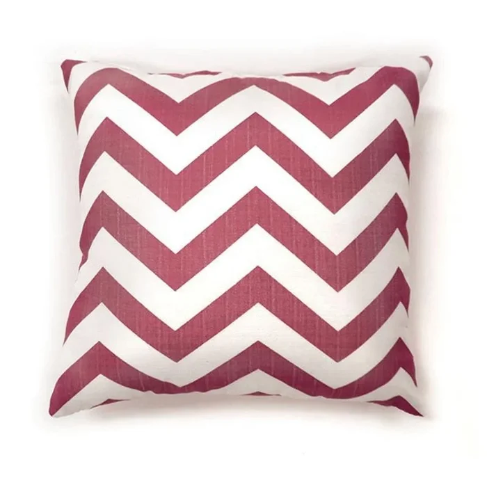 Pl6022rd-s Furniture Of America Zoe 17 X 17 Pillow – Red Chevron