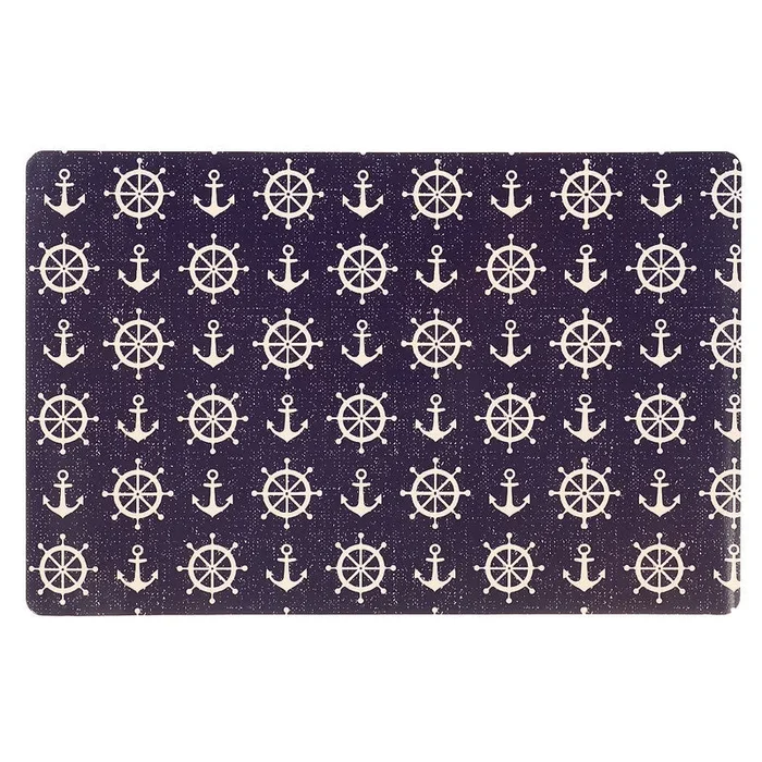 Plastic Placemat Nautical – Set of 12|Napperon en plastique au thème nautique – ensemble de 12