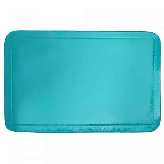 Plastic Placemat Teal – Set of 12|Napperon en plastique bleu sarcelle – ensemble de 12