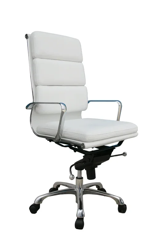 Plush White High Back Office Chair 176472 By J&M