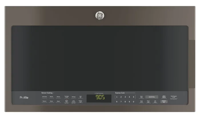Profile 2.1 Cu. Ft. Over-the-Range Microwave with Chef Connect and 400 CFM – – PVM2188SLJC | Four à micro-ondes à hotte intégrée Profile de 2,1 pi³ avec technologie Chef Connect et 400 pi³/min …
