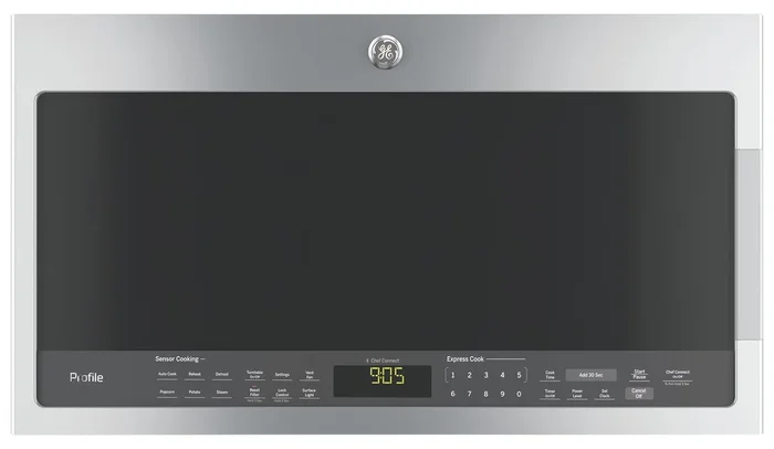 Profile 2.1 Cu. Ft. Over-the-Range Microwave with Chef Connect and 400 CFM – Stainless – PVM2188SJC | Four à micro-ondes à hotte intégrée Profile de 1,7 pi³ avec technologie Chef Connect et 400 pi³/min …