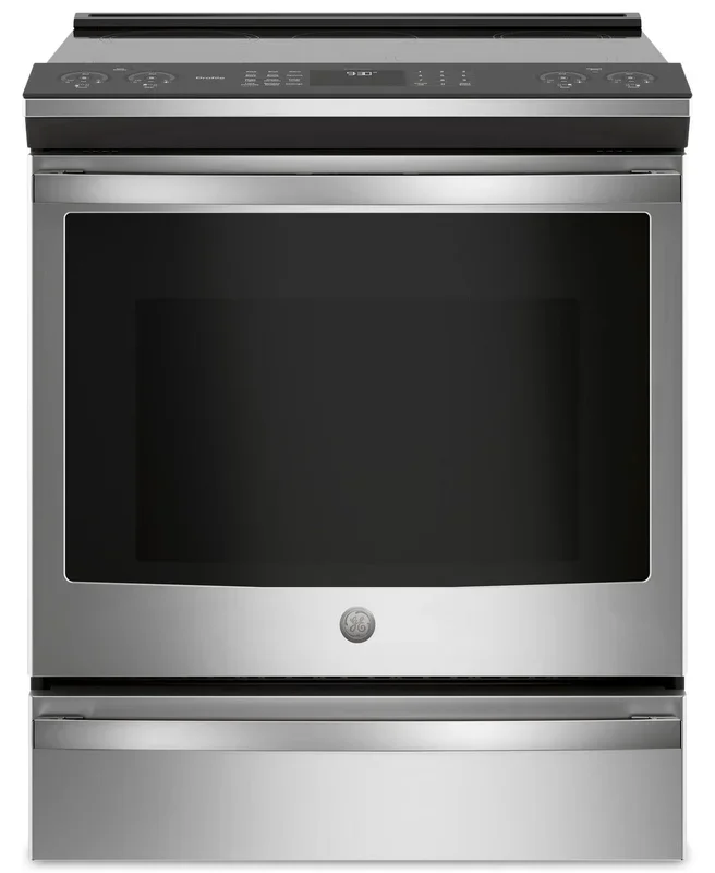 Profile 5.3 Cu. Ft. Smart Induction Range with True European Convection – Stainless Steel Fingerprin… | Cuisinière intelligente à induction Profile de 5,3 pi³ avec convection européenne véritable – acier …