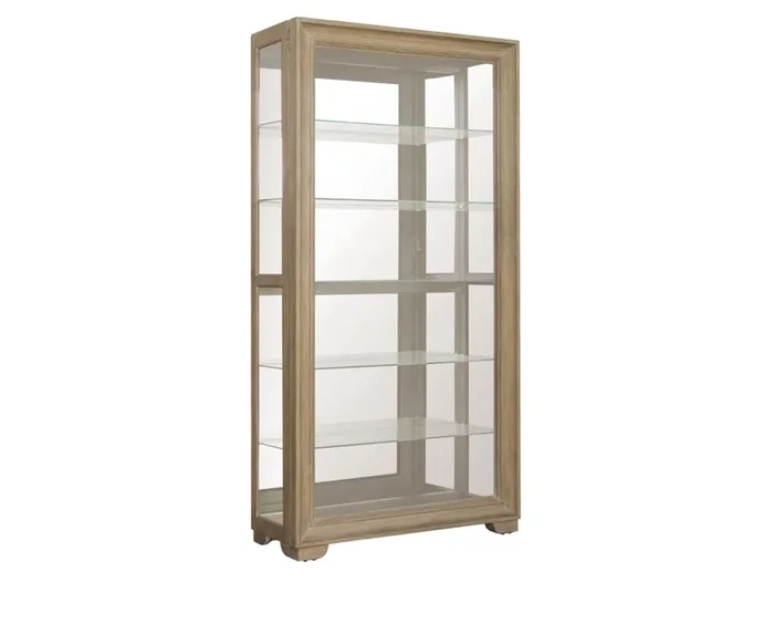 Pulaski Accents Tan Sliding Curio