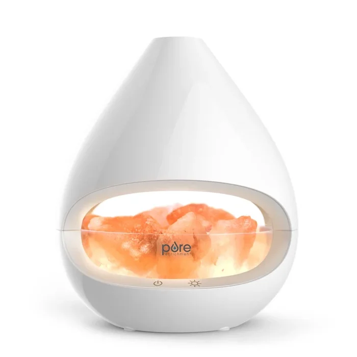 PureGlow Crystal Himalayan Salt Rock Diffuser|Diffuseur aux cristaux de sel de l’Himalaya PureGlow Crystal