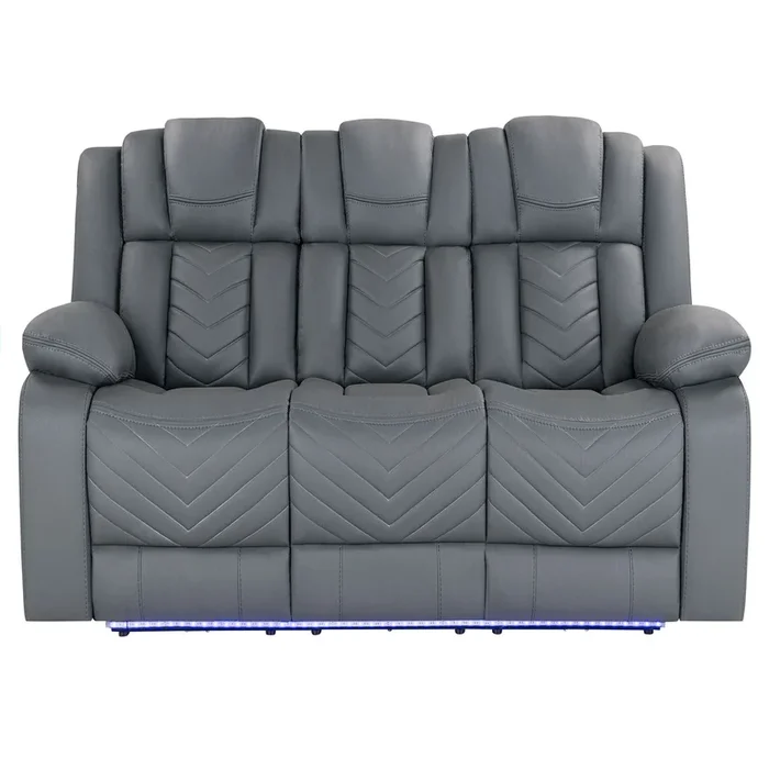 Raize – Power Living Room Set With Storage Console And Cup Holders