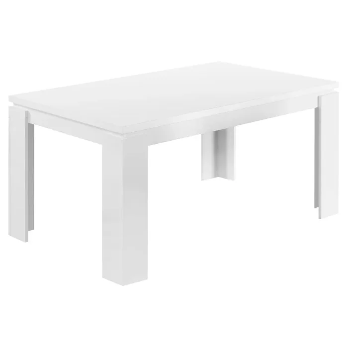 Rectangular Dining Table – White|Table à manger rectangulaire – blanc|D90F6UQM