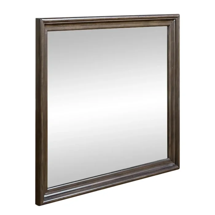 Relaxed Vintage Beveled Glass Dresser Mirror
