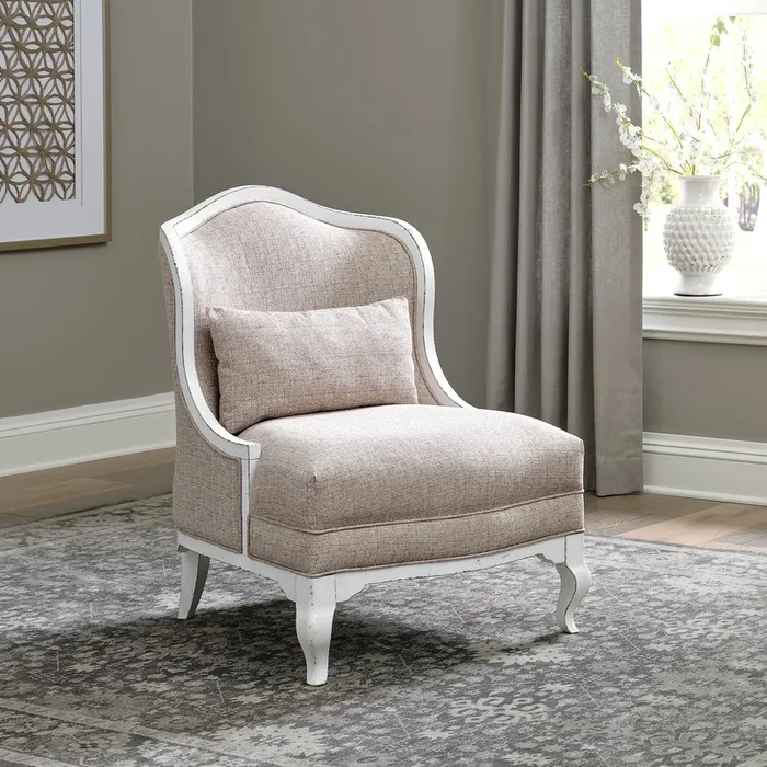 Relaxed Vintage Upholstered Accent Chair