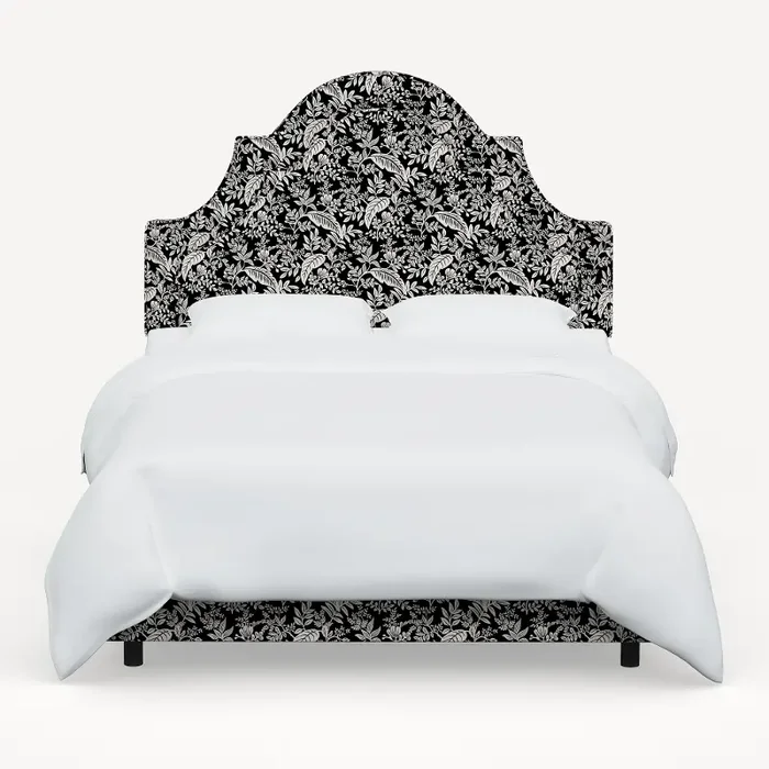 Rifle Paper Co. Marion Canopy Black & Cream King Bed
