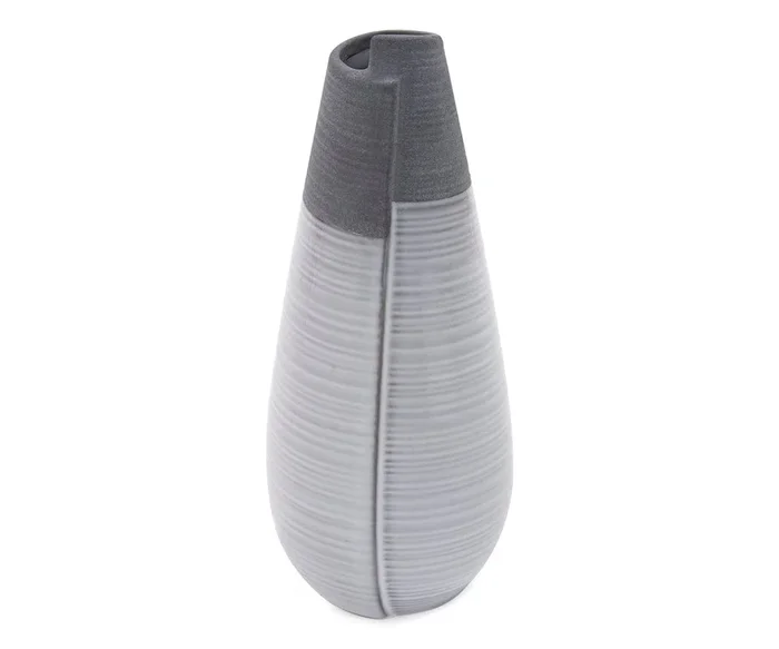 Rolled Two Tone Vase